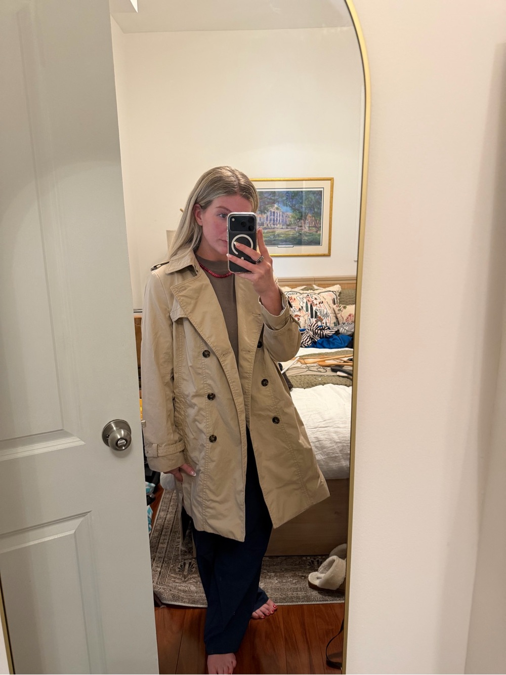 Banana republic women’s trench coat